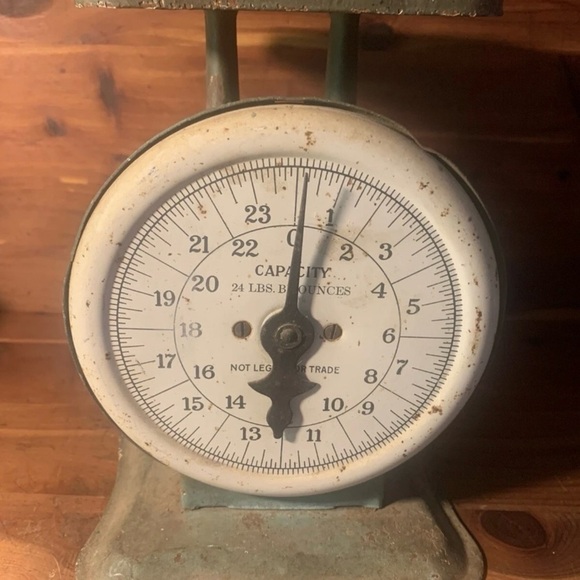 Vintage American Steel Products Co. 24lb Scale- Working- Barn Find! - Picture 11 of 13